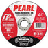 Pearl Abrasive - Meules à tronçonner minces Slimcut45 Redline Max-A.O.. A46 - 4 1/2" x 0.045" x 7/8"