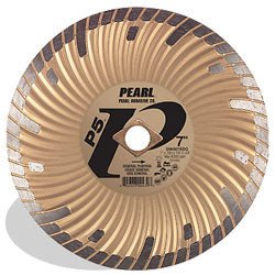 Pearl Abrasive - P5 Lame à segments à noyau ondulé pour usage général. segement de 8 mm 5" x 0.080" x 7/8". 5/8"