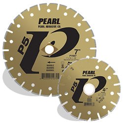 Pearl Abrasive - P5 Lame électroplaquée pour marbre 4 1/2" x 7/8". 5/8"