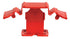 Pearl Abrasive - Tuscan SeamClip rouge. largeur de coulis : 1/32 po (0.80 mm) (paquet de 500)