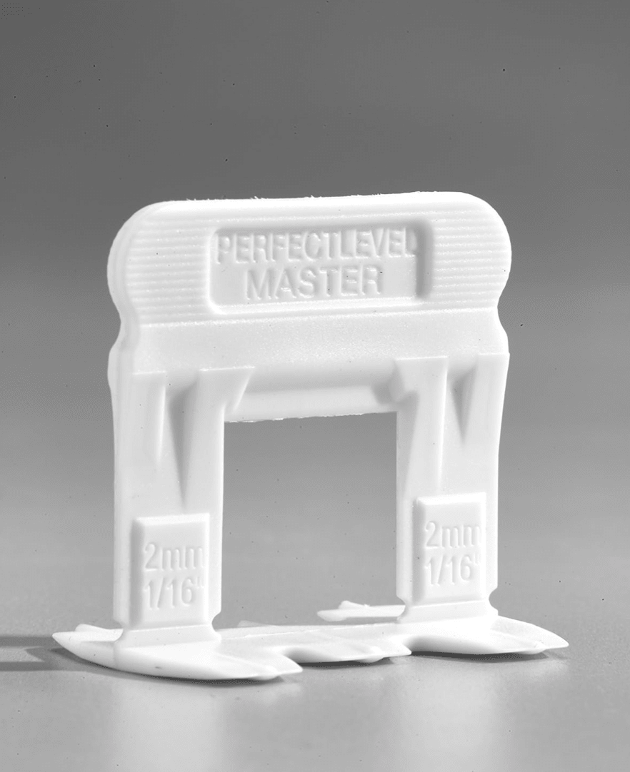 Perfect Level Master - Kit de Cales et de Clips de nivellement 2mm (1/16") pour carreaux de 8 à 14 mm d'épais - Ceramed