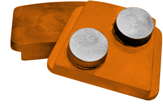 PHX - Meule Extra-Hard avec 2 segments ronds diamantés, grain 16 pour PHX12