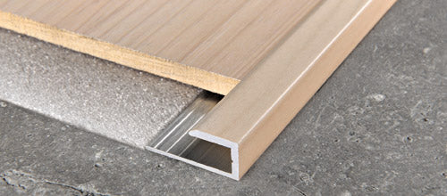 Progress Profiles - Profilé joints périmétraux Terminal en aluminium argent anodisé 13 mm