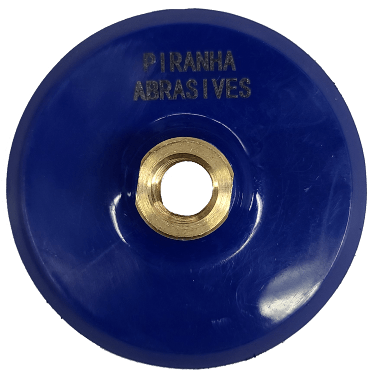 Piranha - Coussinet bleu rigide avec velcro 4"