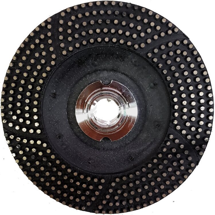 Piranha - Disque de décapage à l'eau/à sec Cluster Cup semi-agressif 5"