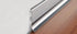 Progress Profiles - Base murale Skirting 40 avec adhésif acier inoxydable poli 1-9/16" (40 mm) x 7/16" x 6' 6-3/4"