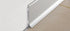 Progress Profiles - Base murale Skirting 60 avec adhésif aluminium anodisé argent 2-3/8" (60 mm) x 3/8" x 6' 6-3/4"