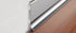 Progress Profiles - Base murale Skirting 80 avec adhésif acier inoxydable poli 3-5/32" (80 mm) x 7/16" x 6' 6-3/4"