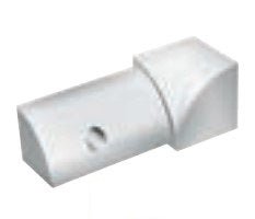 Progress Profiles - Coin intérieur pour moulure à céramique Projolly aluminium anodisé argent 3/8" (10 mm) (Pack of 2)