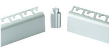 Progress Profiles - Coin intérieur pour moulure à céramique Protop 135° aluminium anodisé argent