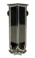 Progress Profiles - Coin intérieur pour moulure Skirting 60 acier inoxydable satiné (60 mm) 2-3/8"