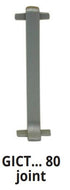 Progress Profiles - Connecteur pour base murale métallique Plinthe 100 acier inoxydable satiné (paquet de 2)