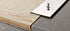 Progress Profiles - Couvre-joint plat Proplate avec adhesif en acier inoxydable poli 20 mm de large