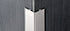 Progress Profiles - Moulure de protection de coin avec adhésif Proedge AC acier inoxydable poli (40 mm) 1-9/16" x 1-9/16" x 8' 10-5/16"