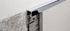 Progress Profiles - Moulure décorative pour bordure de céramique Projolly Square laiton chromé (8 mm) 5/16" x 8' 10-5/16"