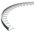 Progress Profiles - Moulure décorative pour bordure de céramique Proterminal Curved acier inoxydable poli (10 mm) 3/8" x 8' 10-5/16"
