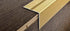 Progress Profiles - Nez de marche avec adhésif Proend aluminium anodisé or (48 mm) 1-7/8" x 8' 10-5/16"