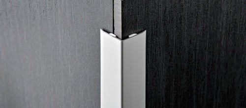 Progress Profiles - Profilé de coin Proedge AL avec adhésif en aluminium laqué blanc 25 x 25 mm