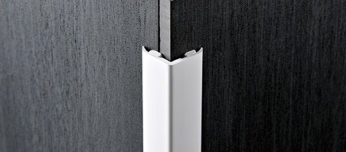 Progress Profiles - Profilé de coin Proedge PVC Anti-choc en résine de vinyl avec adhésif Blanc 01 50 x 50 mm (Pacquet de 15)
