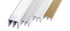 Progress Profiles - Profilé en double "U" en aluminium brillanté chromé 20 x 10 mm