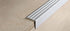 Progress Profiles - Profilé pour nez-de-marche Prowalk avec adhésif aluminium anodisé argent 24 x 10 mm