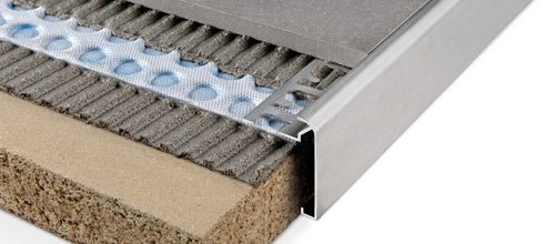 Progress Profiles - Profilé pour plan de cuisine Protop en aluminium anodisé argent 10 mm