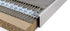 Progress Profiles - Profilé pour plan de cuisine Protop en aluminium brillanté titane 12.5 mm