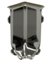 Progress Profiles - Raccord interne plinthe 40 PVC h:40 mm plastique laq. acier satiné c. (paquet de 5)