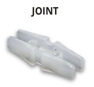 Progress Profiles - Raccord pour Projolly Square plastique 3/8" (10 mm) (paquet de 2)
