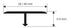Progress Profiles - Slim Trim Procover aluminium anodisé or (9 mm) 11/32" x 1-1/32" x 8' 10-5/16"