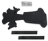 Proknee - 0714 Insertion de mousse 1 (Paire)  23.0"