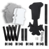 Proknee - 0714 Kit de reconstruction complet avec mousse 1" pour genouillères standard 23" ||14SCR1_23 - Ceramed