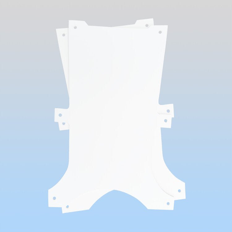 Proknee - Botte en caoutchouc pour AP16 - Blanc (Paire)