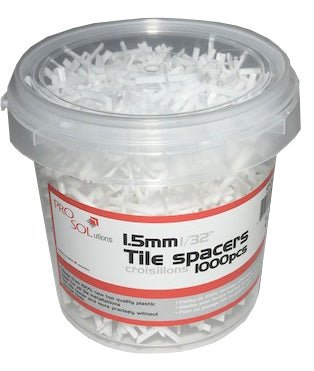 ProSolutions - Croisillons en X de 1.5mm (2/32") - Seau de 1000