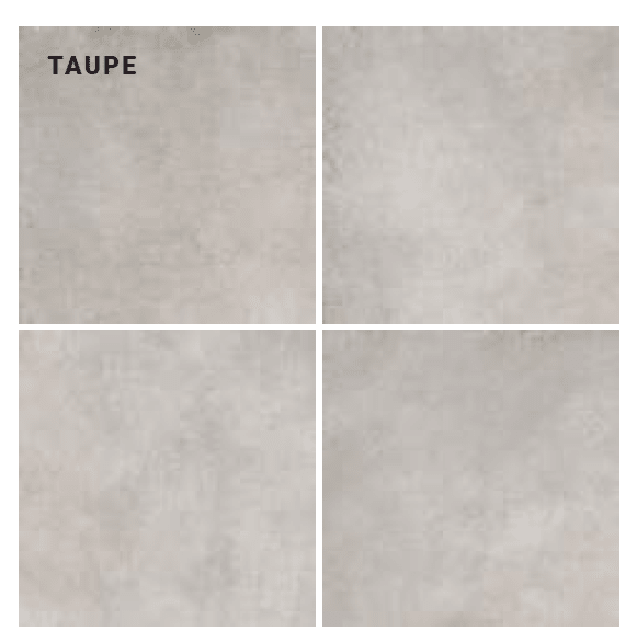 ProSolutions - Plancher de céramique Ecostone Porto Taupe 60 cm x 60 cm