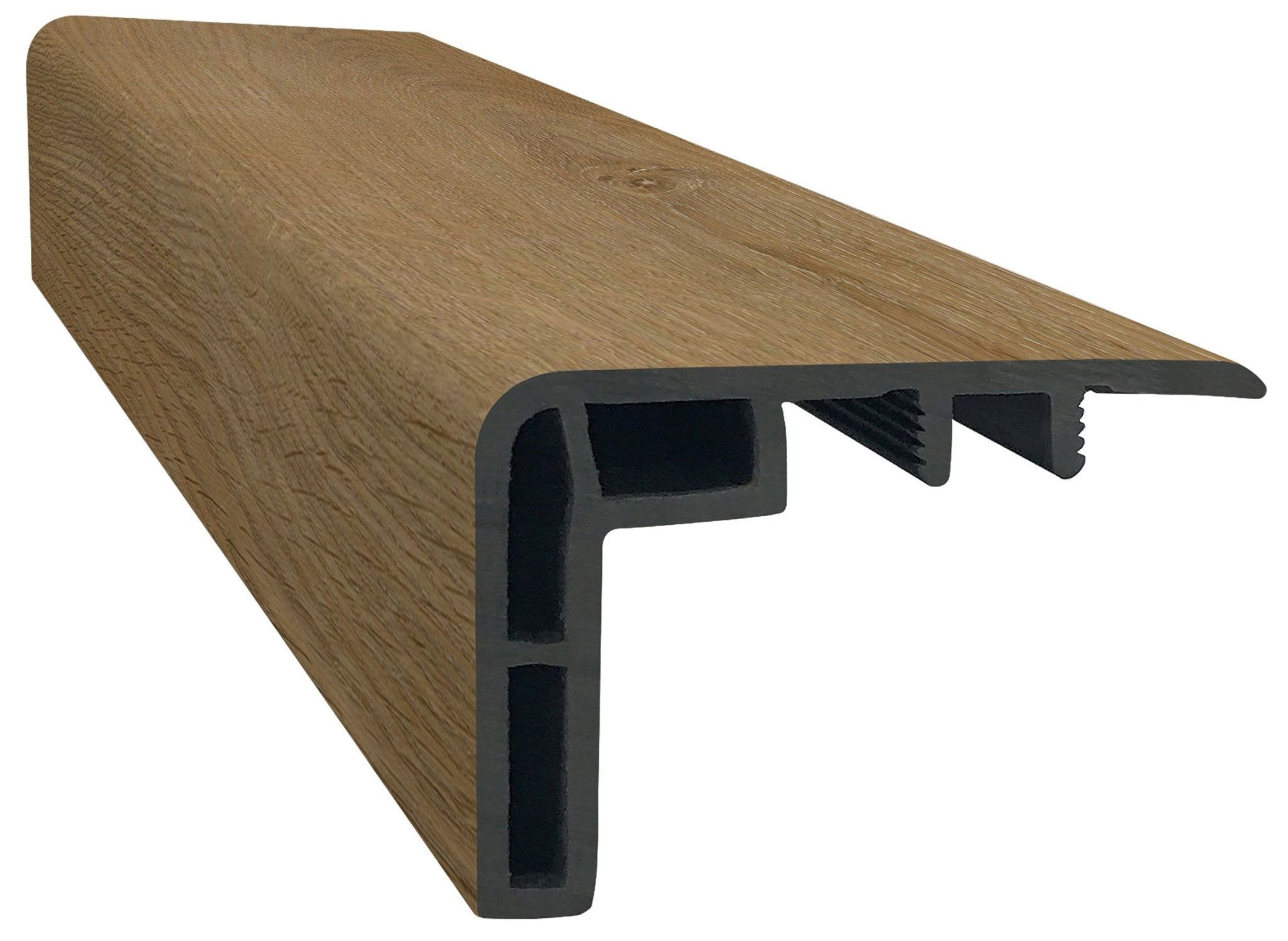 ProSolutions - Nez de marche en vinyl SPC à chevauchement Elevation Adirondack 1-3/8" x 2-1/8" x 94"