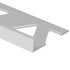 Prova - Bordure de tuile plate, Clair anodisé satiné - 3/16" x 8'