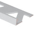 Prova - Bordure de tuile plate, Clair anodisé satiné - 5/16" x 8'