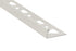 Prova - Moulure décorative pour bordure de céramique Pro-Coat aluminium à revêtement en poudre Grège coquillage mat - (10 mm) 3/8" x 8'