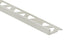 Prova - Moulure décorative pour bordure de céramique Pro-Coat aluminium à revêtement en poudre Grège coquillage mat - (8 mm) 5/16" x 8'