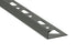 Prova - Moulure décorative pour bordure de céramique Pro-Coat aluminium à revêtement en poudre Gris Tonnerre mat - (10 mm) 3/8" x 8'