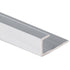 Prova - Moulure en J, Clair anodisé satiné - 1/4" x 3/4" x 8'