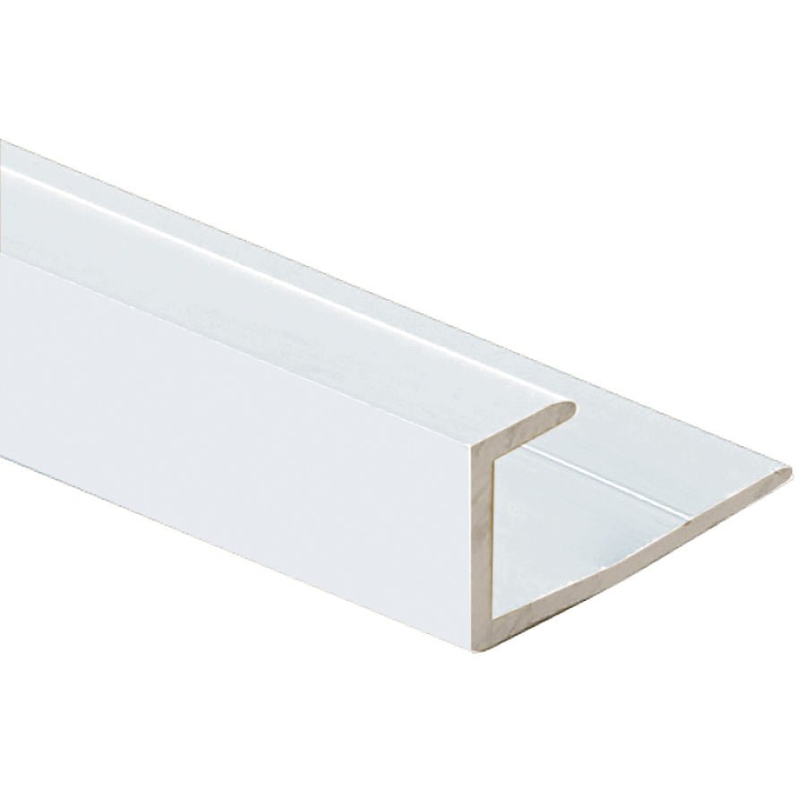Prova - Moulure en J, Clair brillant - 3/8" x 3/4" x 8'