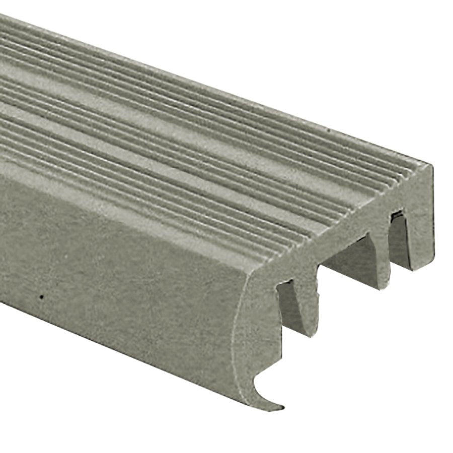 Prova - Nez de marche antidérapant - Pièce de rechange en vinyle gris - 1/2" (12.5 mm) x 8'
