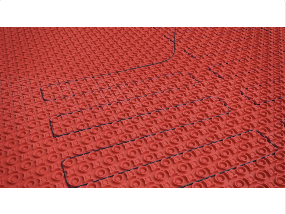 Prova FLEX-HEAT - 3' 3" x 16' - 6.5 mm (52 ​​ft²) - Uncoupling membrane on a roll ||TT8006RED05