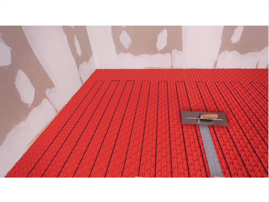 Prova FLEX-HEAT - 3' 3" x 16' - 6.5 mm (52 ​​ft²) - Uncoupling membrane on a roll ||TT8006RED05