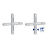 QEP - Croisillons durs à laisser en place 1/8" (pot de 1000)
