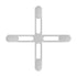 QEP - Espaceurs de carrelage durs de 1/8 po pour installation traditionnelle ou permanente (paquet de 300)