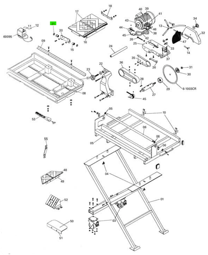 QEP - Jeu de rouleaux pour barre d'angle pour 60024