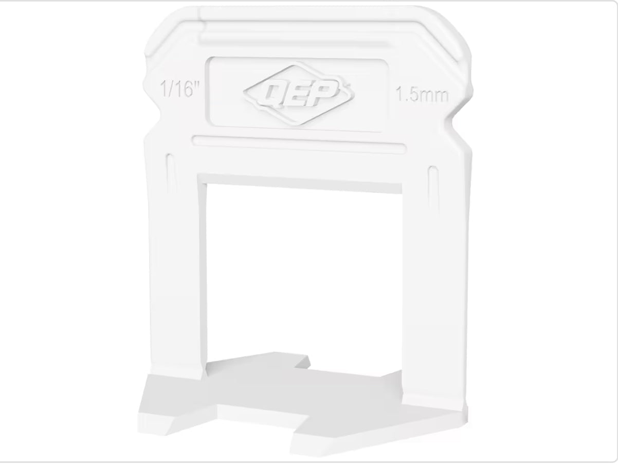 QEP - Système de nivellement de carreaux Xtreme. partie A. clips pour joints de 1/16 po (paquet de 100) ||Q99761 - Ceramed